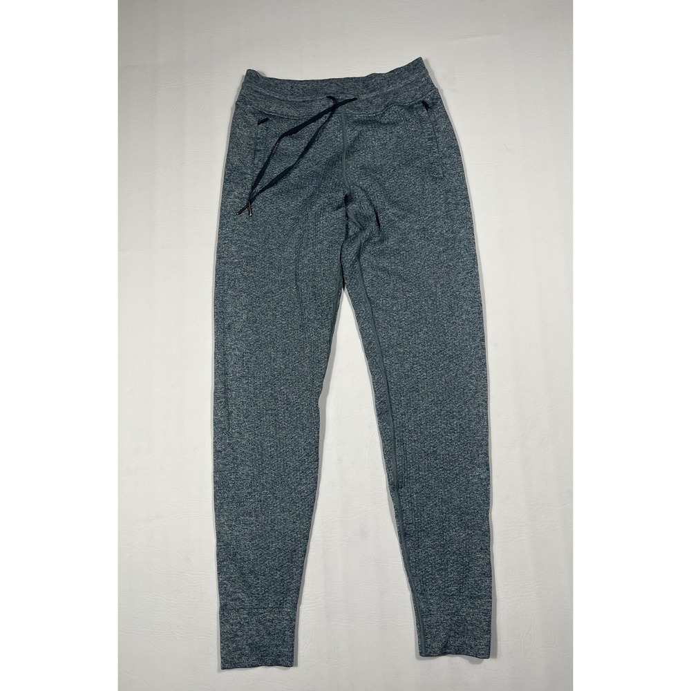 Lululemon Engineered Warmth Jogger Pants Womens 2 Blue Wool Blend